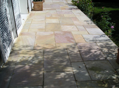 Aménagement de terrasse à Saint-Yvi